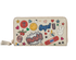 Anya Hindmarch Sticker Purse, £80, Accessories, White, Leather, Front view